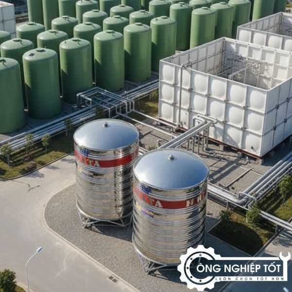 Nhu cầu bồn nước công nghiệp tăng mạnh